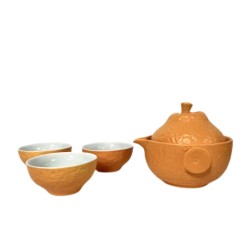 Orange Kungfu Tea Sets