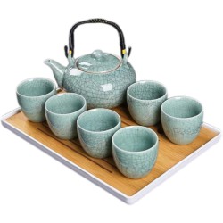 Ice Crackle Celadon Kungfu Tea Sets