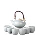 Simple White Porcelain Kungfu Tea Sets